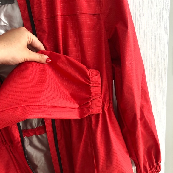 Joe Fresh | Red Windbreaker Rain Jacket - Picture 4 of 6